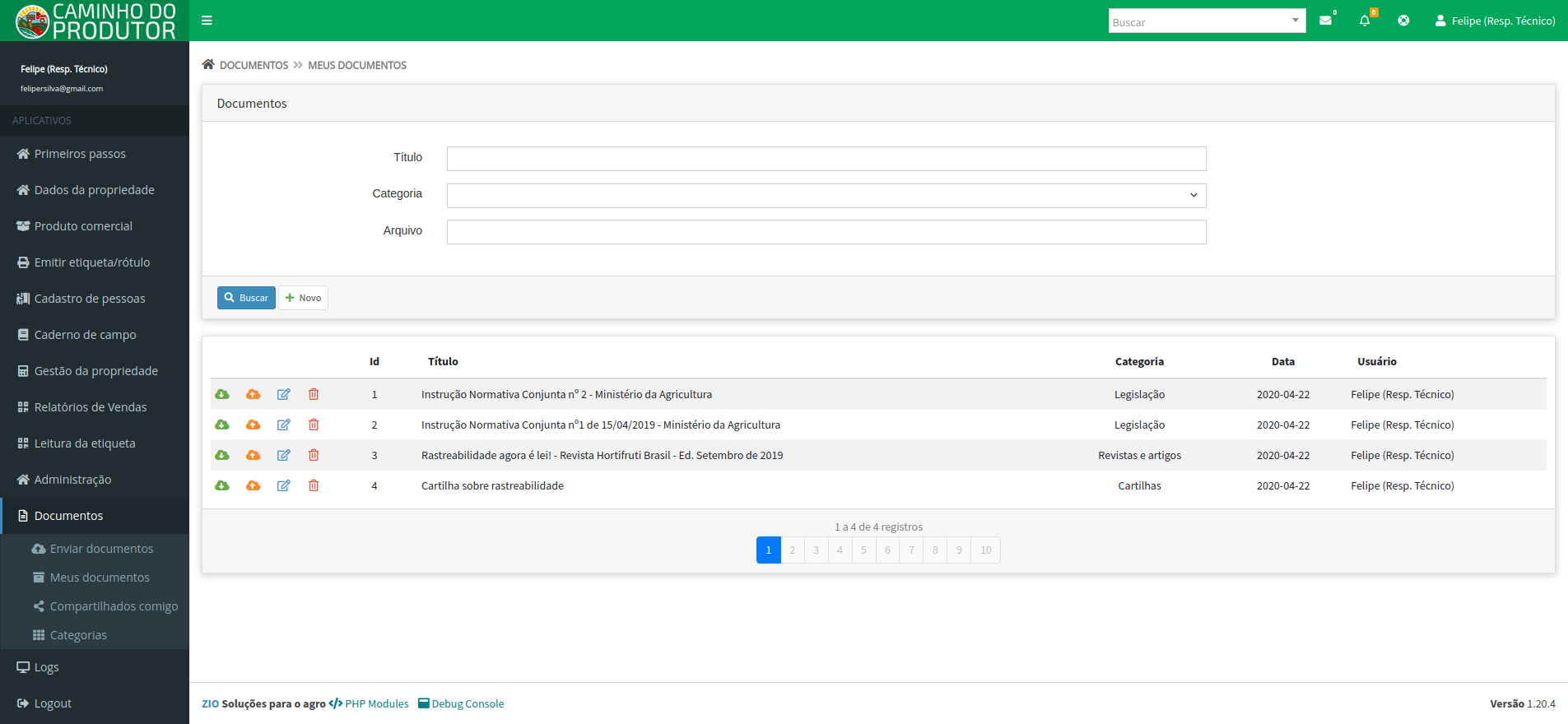 Gestão de documentos